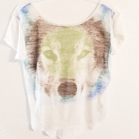 Forever 21 Tops - Forever 21 I Love H81 Sz Large Wolf Swoop Shirt